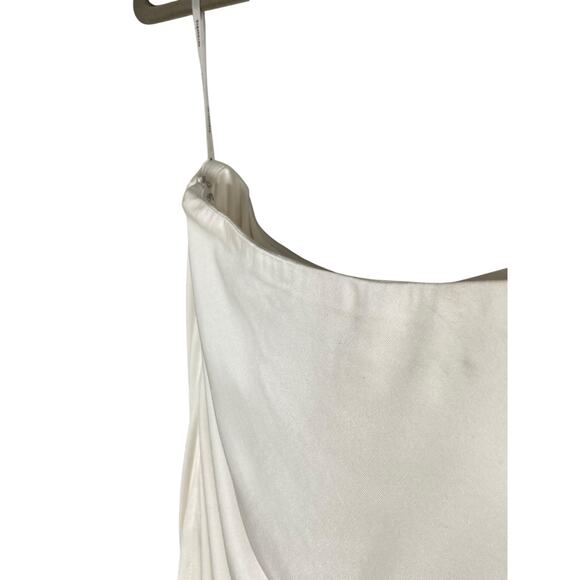 Retrofete Vivienne Draped Maxi Skirt Silk Blend Party Bridal Vacation Summer S - Picture 5 of 12